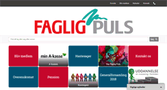 Desktop Screenshot of fagligpuls.dk